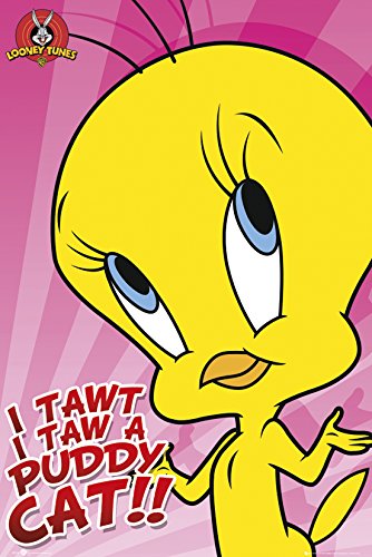 Poster Looney Tunes Titi dimension 61x91,5 cm cadeau d anniversaire pour fan de cartoon