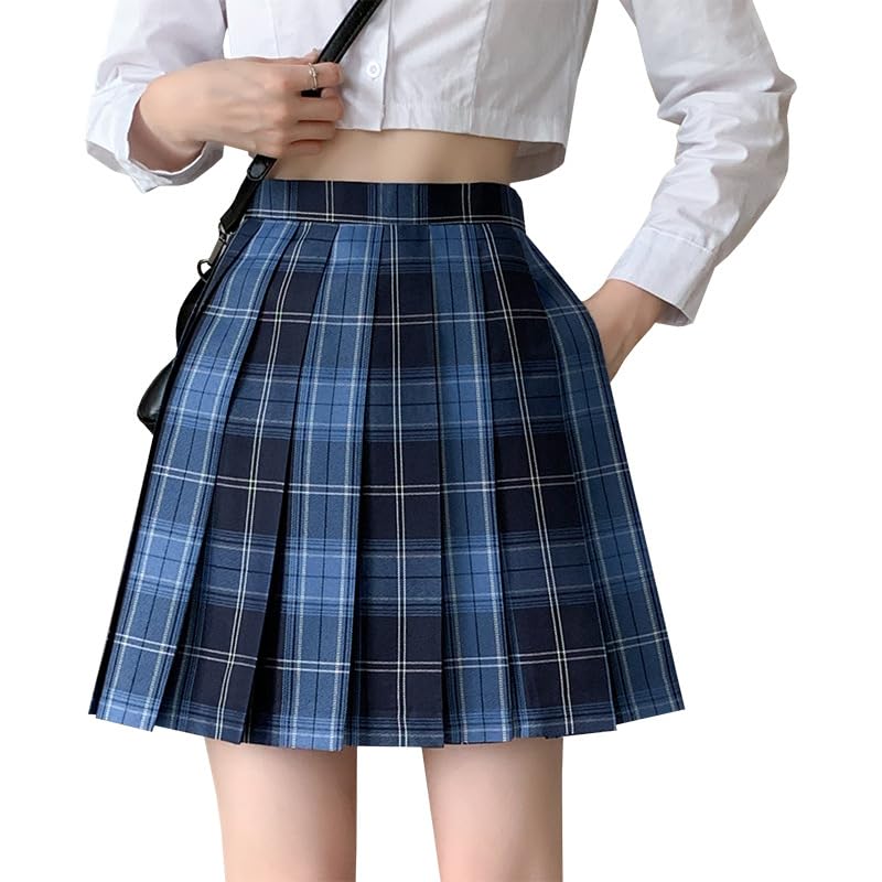 Women's Thermal Lined High Waisted Wool Pleated Skirt Slim Fit3