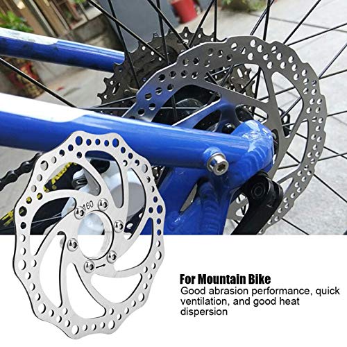 Dischi 6 Fori Mountain Bike Rotore Freno A Disco MTB 160mm - Acciaio Inox Per Bici Freni Bici Acciaio Inox