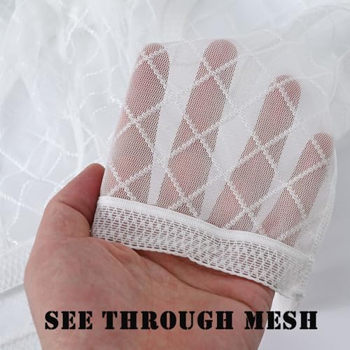 JINSHI Men's Mesh See Through Boxers Briefs,Sexy sheer lace underwear,Bulge Pouch boxer trunk,Ultra-thin3