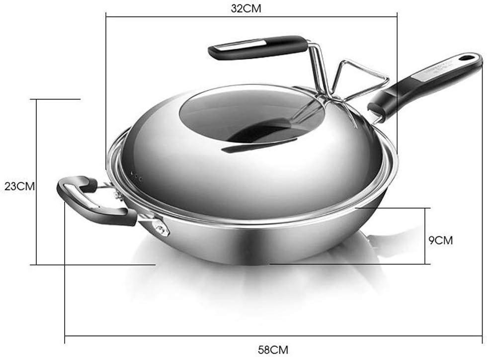 Multi-Function Electric Household Electric Electric Frying Cooking one Stainless Steel Electric Cooking Electric Steaming Electric Frying (Color : A) (A)