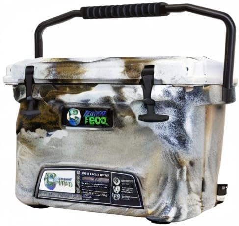 Miniatura 8 de Frosted Frog Camo - Hielera de 20 cuartos de galón de capacidad, resistente, de alto rendimiento, moldeada, de grado comercial, con aislamiento