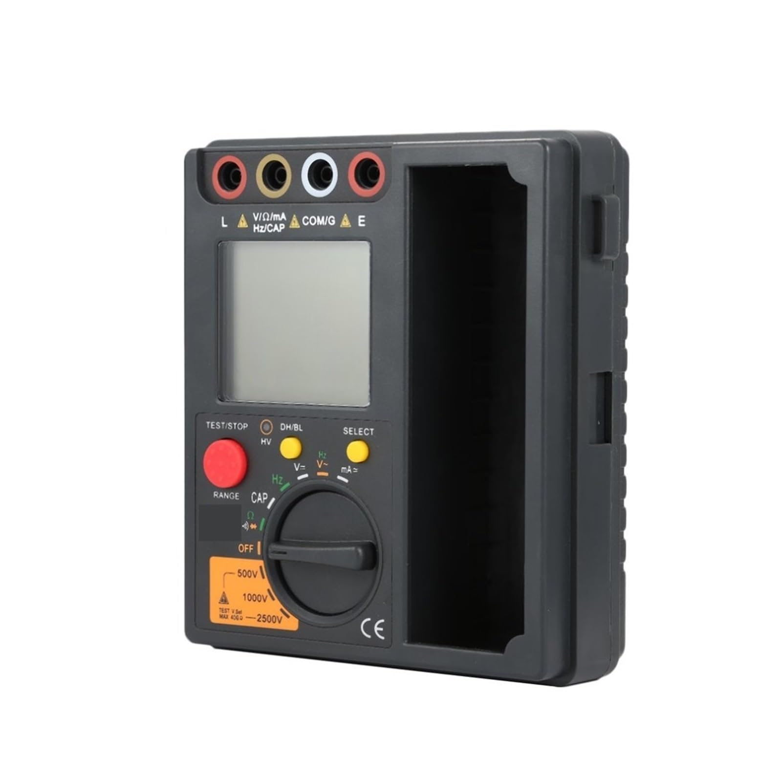 Megger, Multímetro Digital 2 en 1 + medidor de resistencia de aislamiento, prueba de retroiluminación, megóhmetro, voltímetro, probador de ohmios