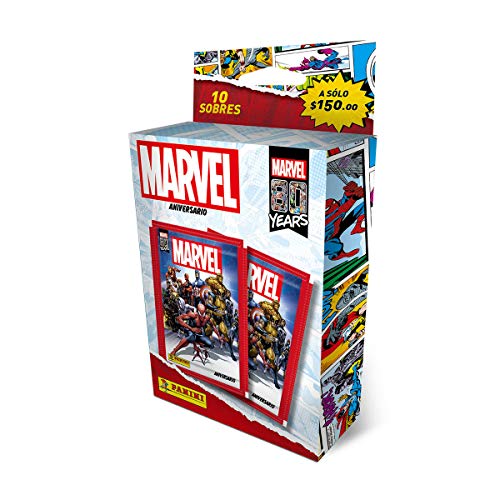 Panini France SA-Marvel 80TH-ECO Blister DE 9 Pochettes, 003922KBF9
