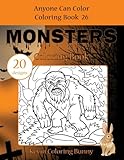 Photo Gallery monsters coloring book: 20 designs: volume 26 Photo Gallery monsters coloring book: 20 designs: volume 26