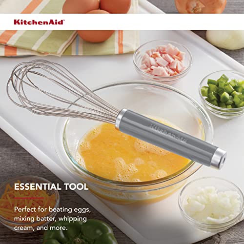 Image of KitchenAid Classic Utility Whisk, 10.5-Inch, Gray (Pack of 12)