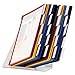 Durable VARIO 40 Pocket Desktop Reference System - Letter Size 20 Double-Sided Panels - Assorted Color Borders