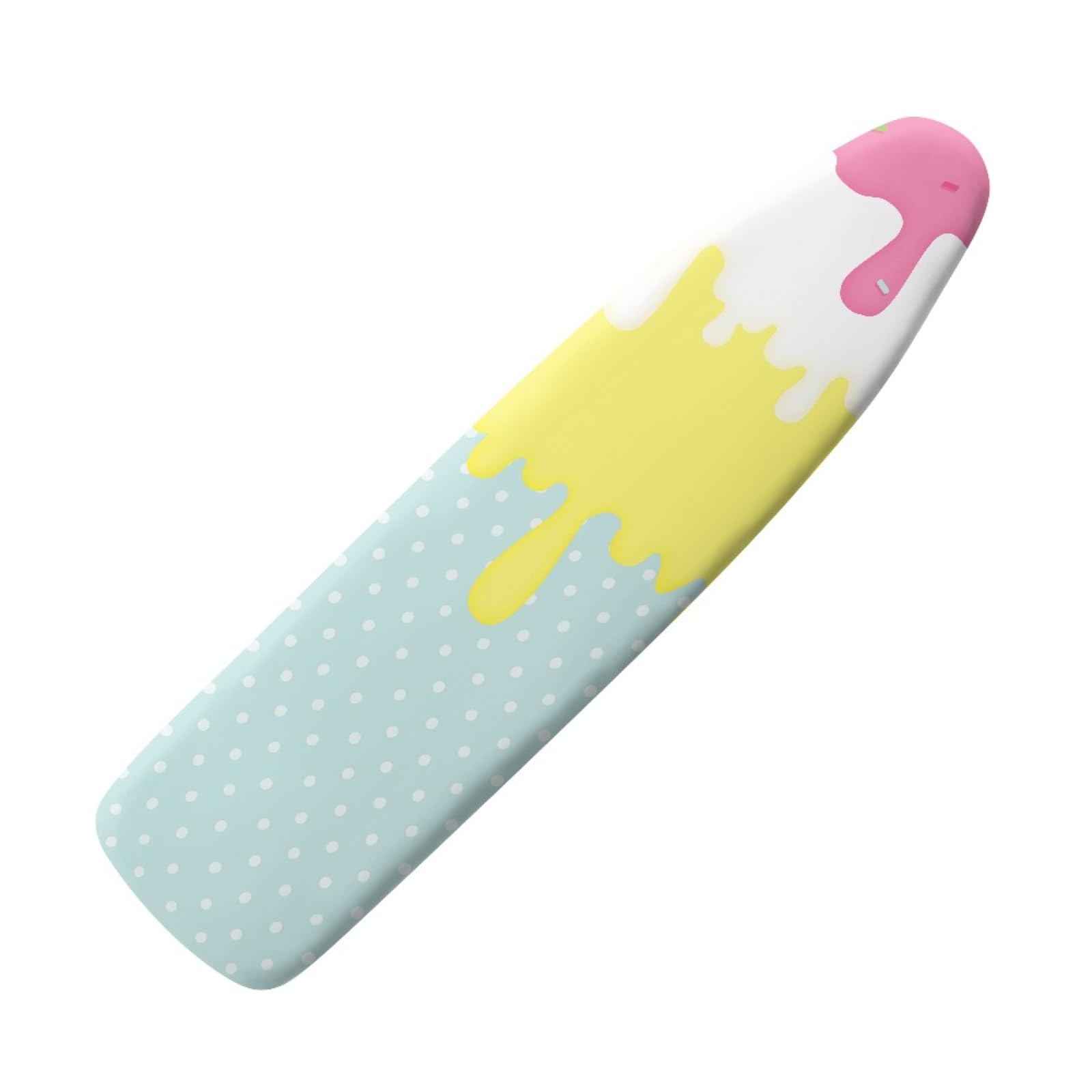 Ironing Board Cover 147X48 Cream Padded Iron Board Cover With Elasticated, Easy Fit And Resists Scorching, Cord Binding & Stretch System