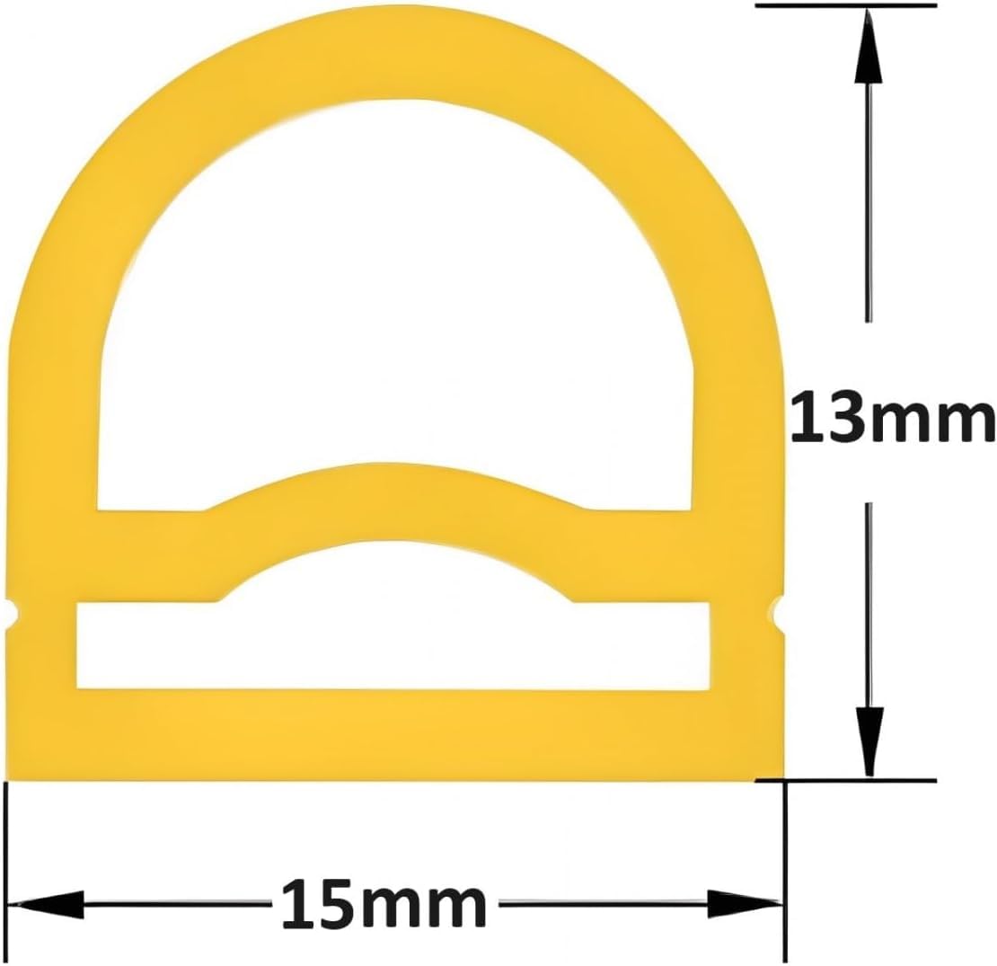 JANDEI - Profilo Flessibile in Silicone 5 Metri per Striscia LED con PCB fino a 10 mm di Larghezza. Emissione di Luce 270°, Formato Semicircolare 15 mm x 13 mm. Adatto per Esterni, Colore Bianco