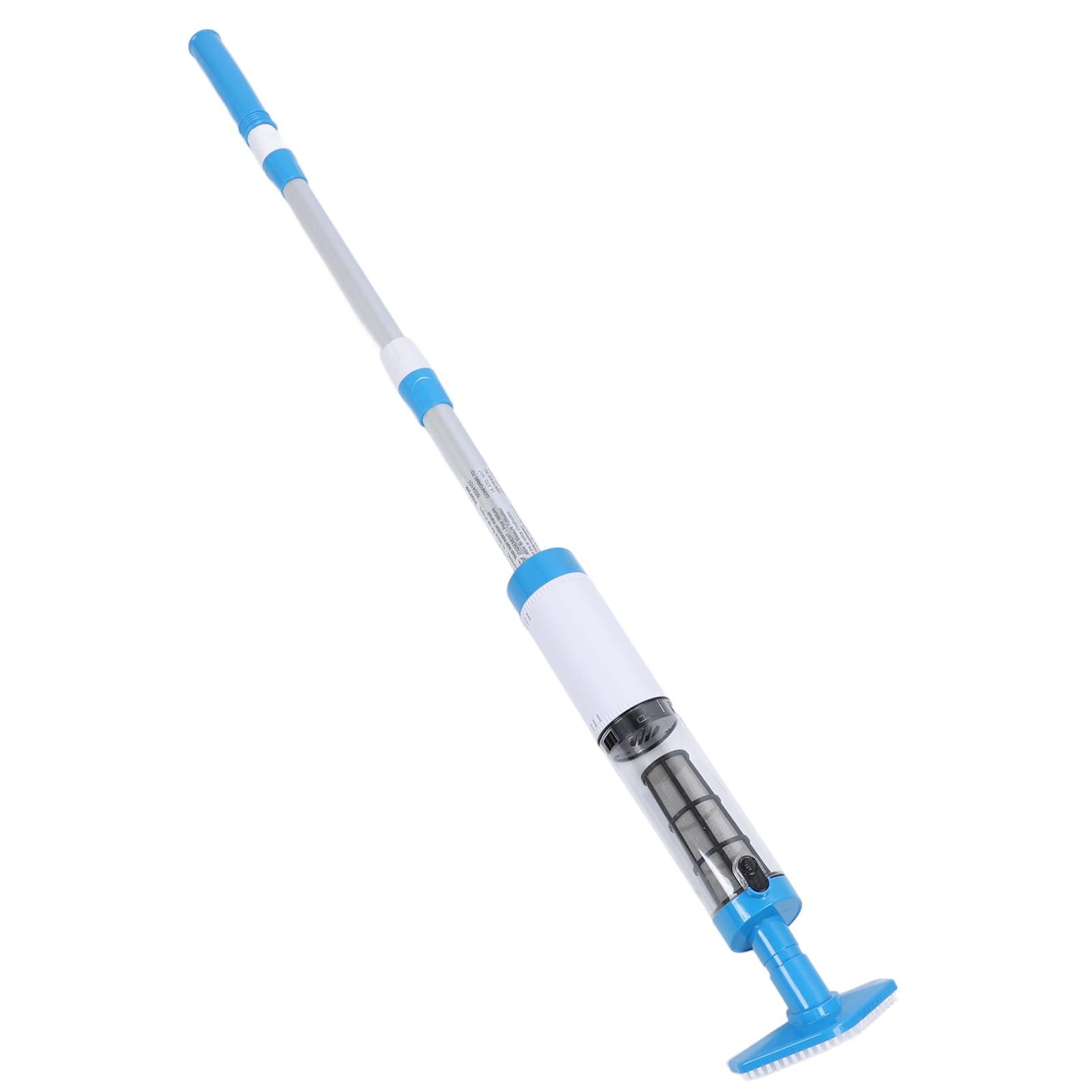 Cryfokt Aspirateur de Piscine à Main sans Fil 3 en 1, Rechargeable IPX7, étanche, Autonomie de 1,5 H, avec 3 Têtes de Rechange, élimination Puissante des Débris pour Les Débris de Sable (Prise UE)