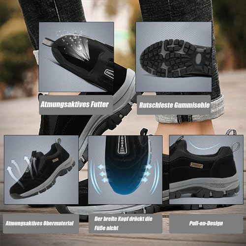 Daladder Walking Shoes, Daladder Orthopedic Shoes, Comfortable Waterproof Hiking Shoes for Men, Orthopedic Shoes for Men3