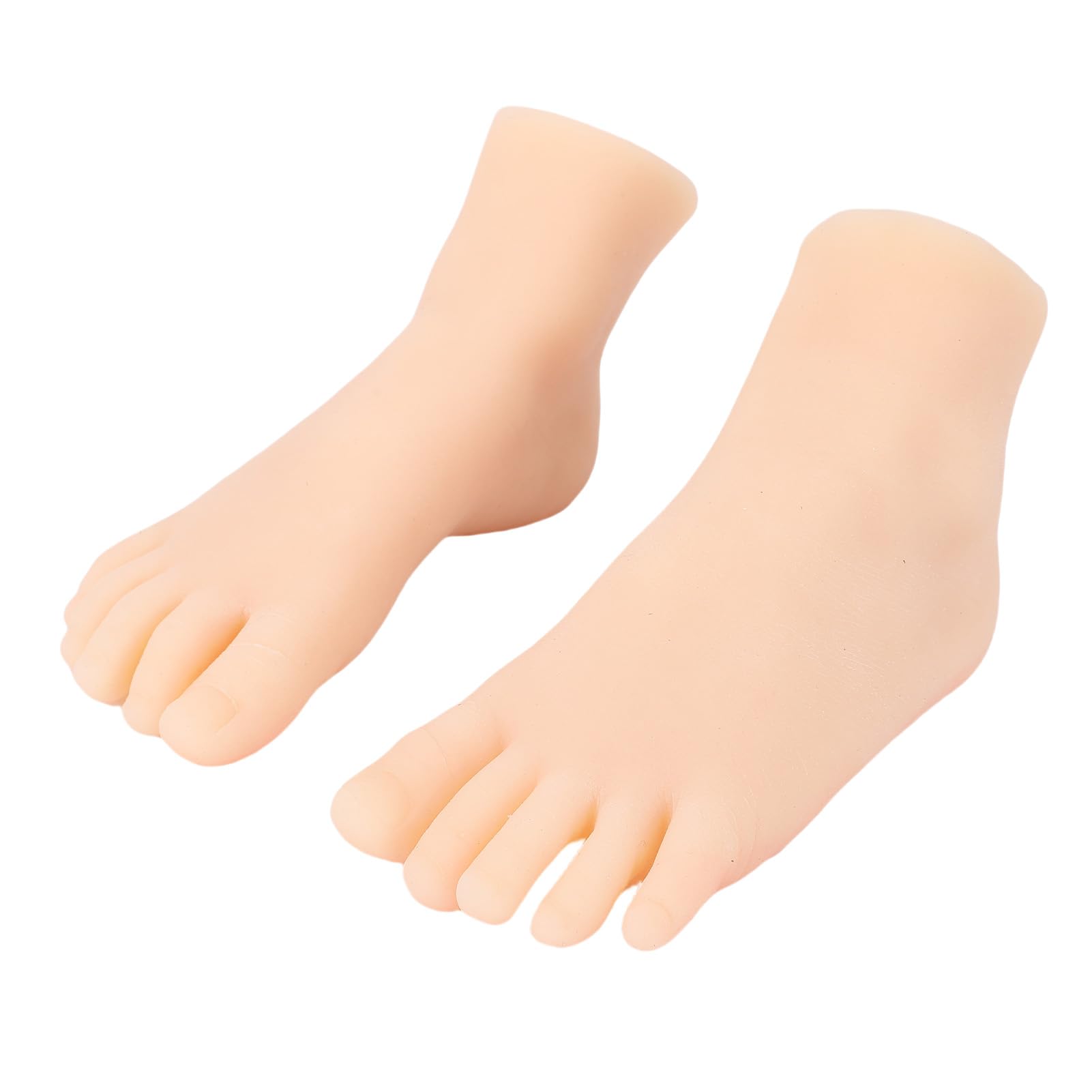AMONIDA Realistyczny Silikonowy Model Stopy do ćwiczeń Rysunkowych Miękki Silikonowy Manekin Odpowiedni dla Artystów i przedstawień Rozmiar 15 Cm