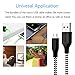 Micro USB Cable 10ft, Boxeroo Nylon Braided 10ft 3-Pack Tangle-Free High Speed Sync & ft Charging Cable A Male to Micro B Compatible for Samsung, HTC, LG, HP, Sony, Most Android Phones and More