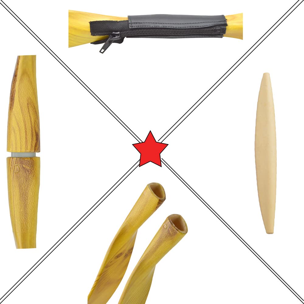 Ensemble d'arc Traditionnel Arc Classique avec flèche en Bois Ensemble d'arc et de flèche avec Accessoires Convient à l'équitation Adulte (30lbs, Couleur 1)