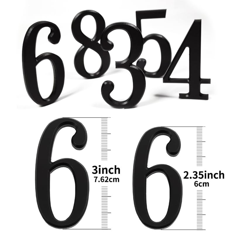 Tabliczka z numerem domu na drzwi zewnętrzne, litery z numerem domu 0-9, logo rodziny, numer domu mieszkalnego (A 7,62 cm)