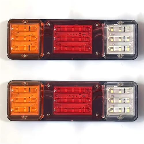 Feu arrière LED 12V clignotant et recul intégrés pour camionnette et bateau