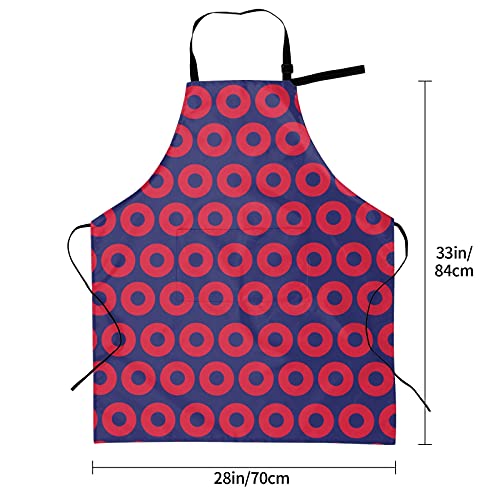 Donuts Chef Aprons With Pocket For Women And Men，Water Resistant With Adjustable Extra Long Ties For Kitchen Cooking Bib Grilling Bbq Baking Drawing Crafting Waiter #TOP1