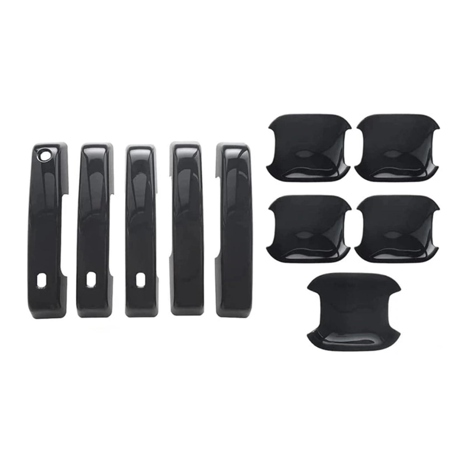 Housse poignée de porte Ford Bronco inserts cuvette noir