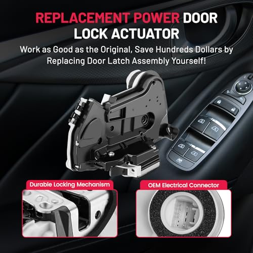 Image of SYERAL Front Left Driver Side Door Latch Lock Actuator Compatible with Lexus IS250 IS350, Compatible with Toyota Camry Corolla Highlander Mirai Prius V RAV4 Sienna Replaces 6904002440, DLT119, DLA1423