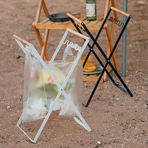 Support de sac d'épicerie multi usage en fer rigide pliable - 7