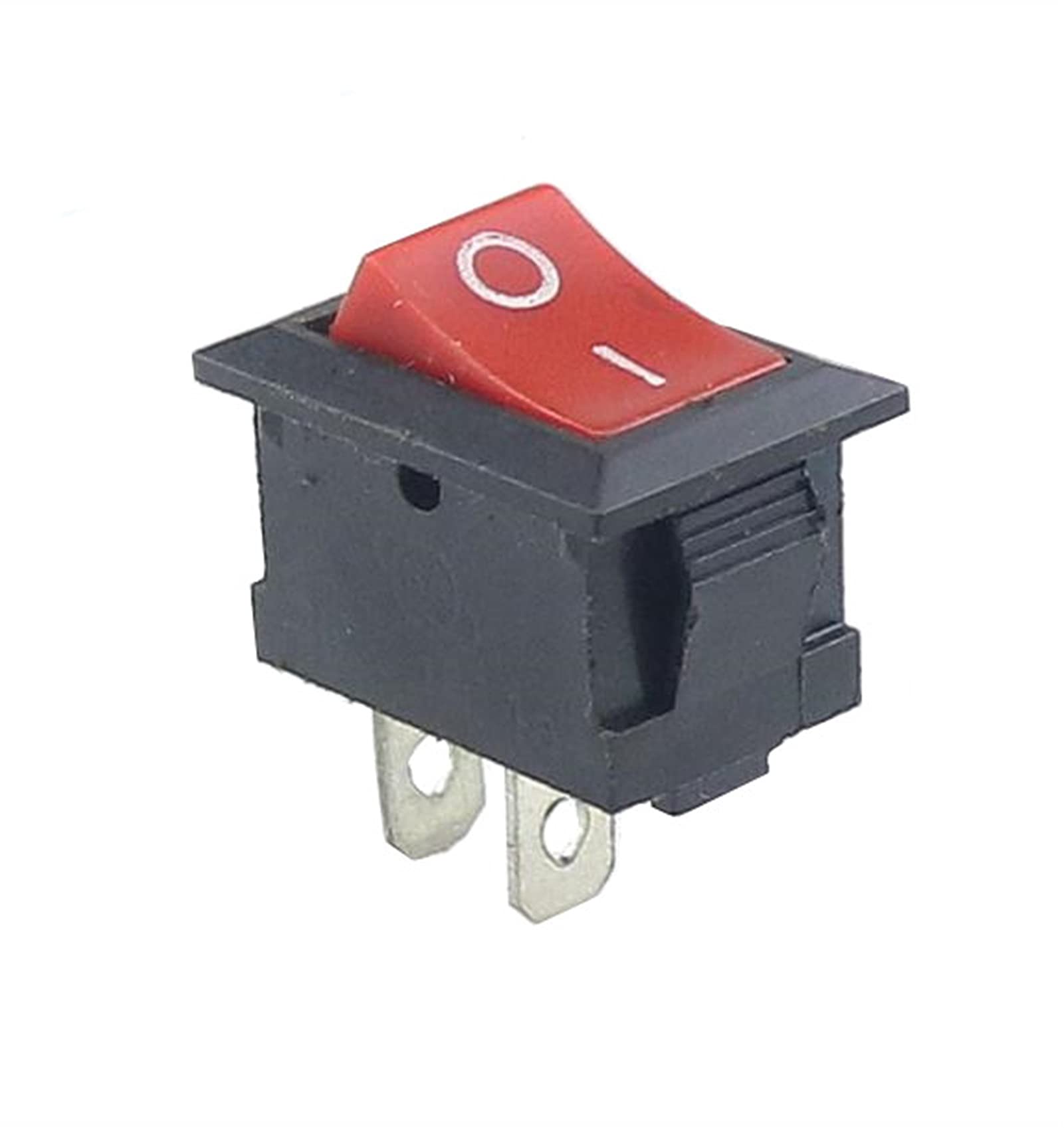 Interrupteur à bascule KCD1 pour bateau et voiture bouton ON OFF 12V 250V rouge