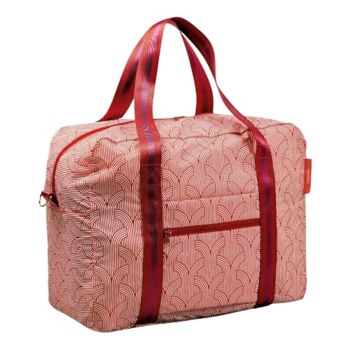 Sac de voyage pliable avec bandoulière CEDON Easy Travel Bag Twist orange compact