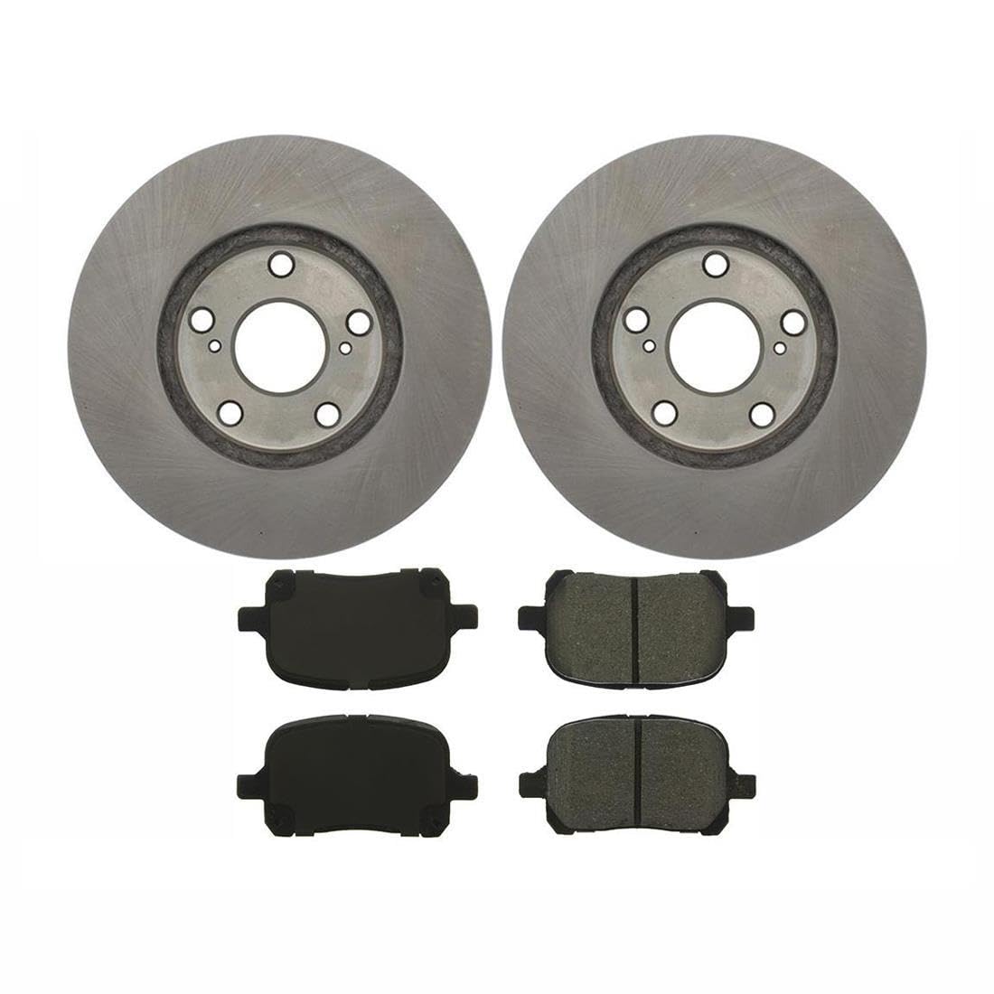 R1 Concepts Frenos Delanteros Y Rotores | Rotores De Freno Delanteros En Blanco | Rotores De Freno De Disco Delanteros| Compatible Con Lexus ES300 2003; Lexus ES330 2004-2006; Lexus RX300 1999-2003