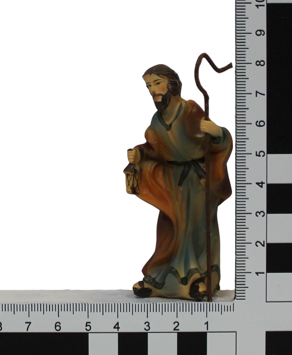 ZICOM Krippenfigur Miniaturfiguren Krippenset 12-teilig Höhe 8cm handbemalt Polyresin