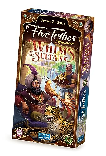 Days of Wonder | Five Tribes: Whims of the Sultan | Board Game Expansion | Ages 13+ | 2-5 Players | 30-80 Minutes Playing Time