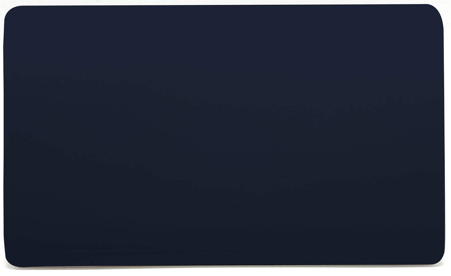 Trendi Switch - Blanking Plate - Double Gang - Navy Blue - Size 1