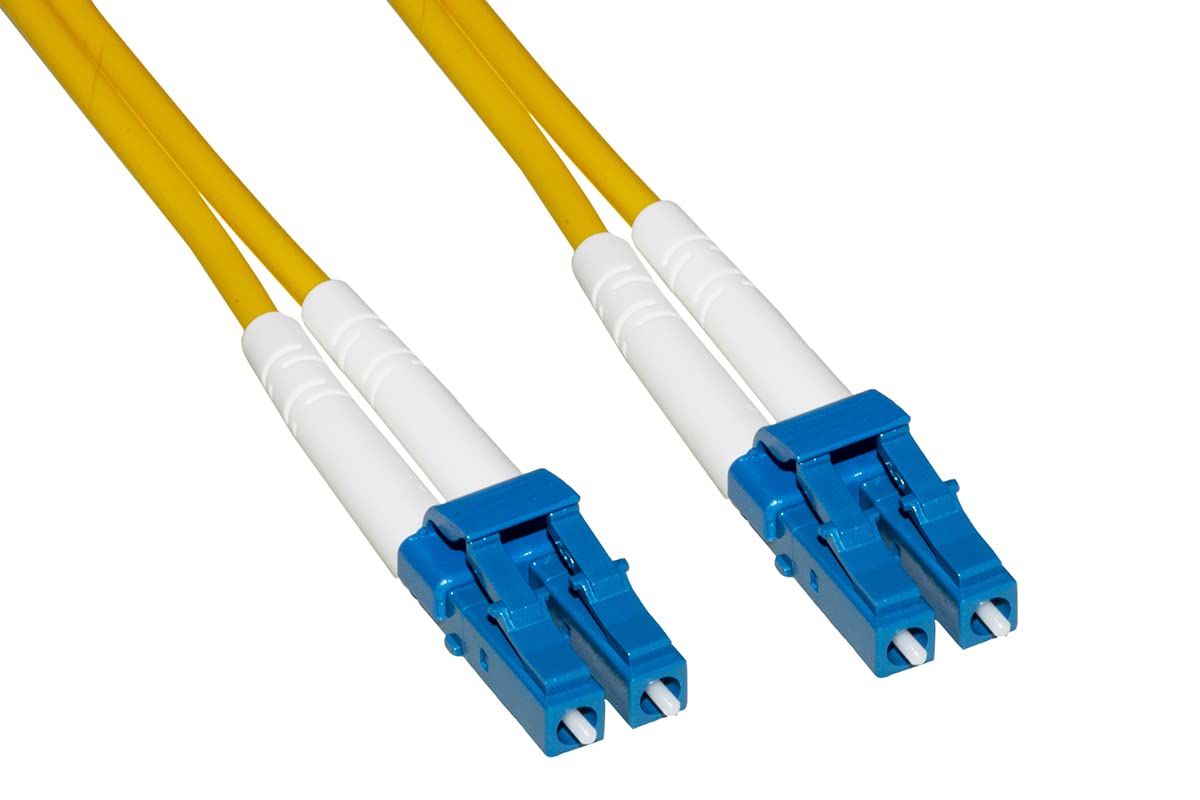 Cavo Patch in Fibra Ottica Duplex Monomodale 9/125 OS2 OS3 CS/UPC a LC/UPC con Connettore in Fibra CS, Lunghezze 1M 2M 3M 5M