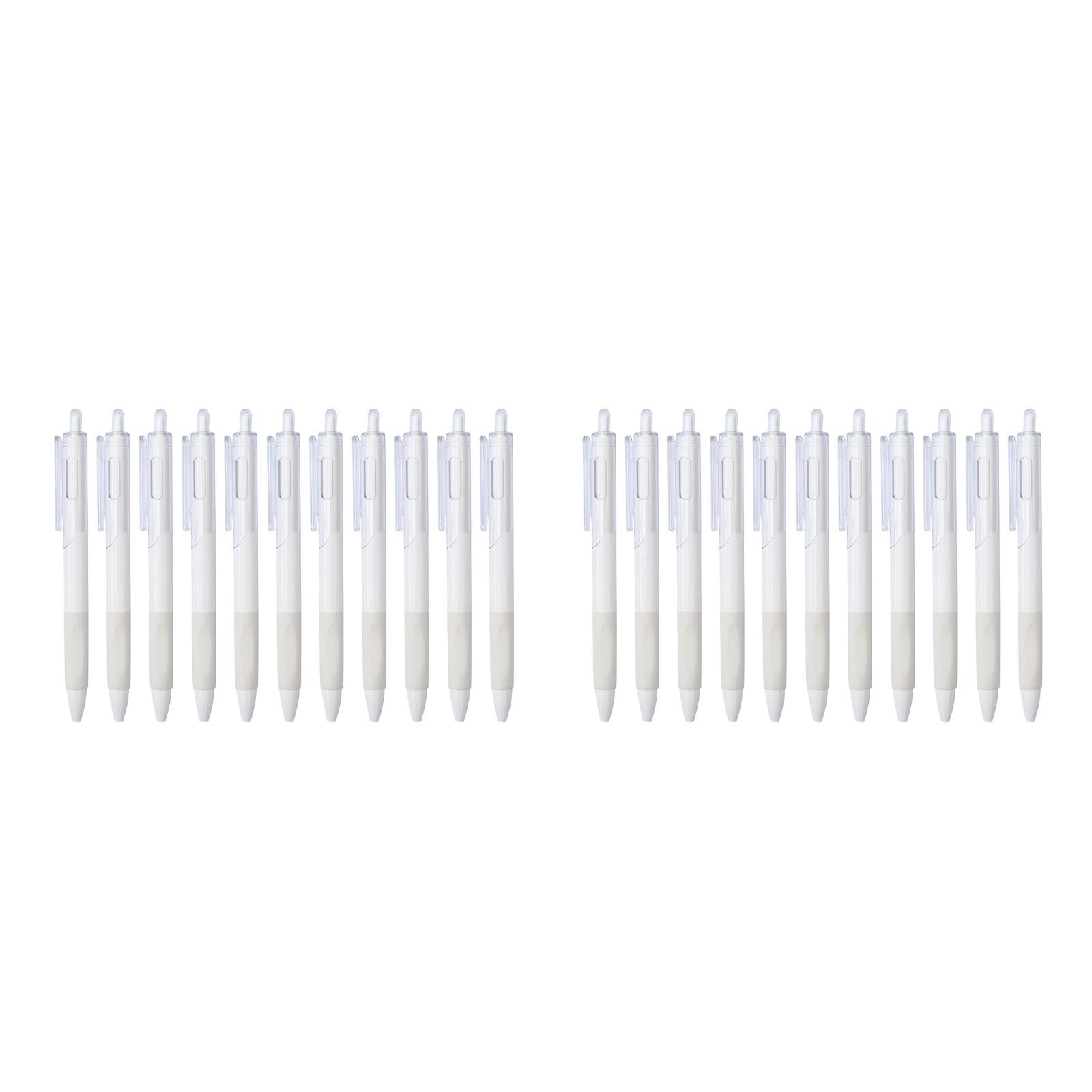 jojofuny 2 Set Penne Gel Nere Con Punta Fine Penne Retrattili Per Ufficio E Scuola Accessori Pratici Per Scrittura E Premium 10 Pezzi * 2