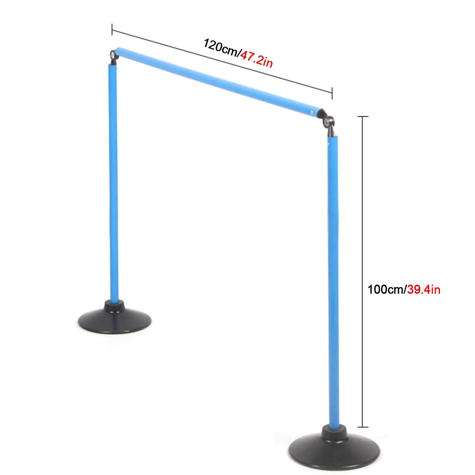 Slalomstangen Fussball Agility Stangen Basketball Dribbling Footwork Training Pole, Tragbare Teens Sport Trainingsgeräte, Outdoor Sportkurs Hürdenspiele Stange