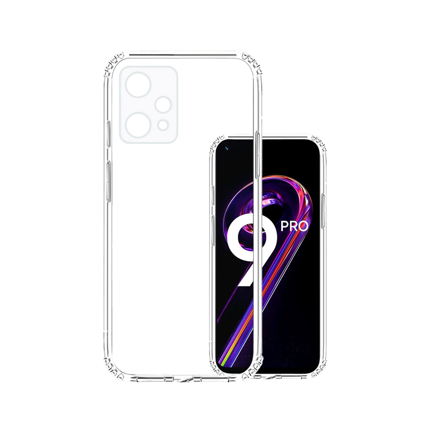 VIDO Transparent Back Case Cover for Realme 9 Pro 5G (Soft & Flexible & Camera Protection Back Case) (B09THCZBHP) Amazon Price History, Amazon Price Tracker