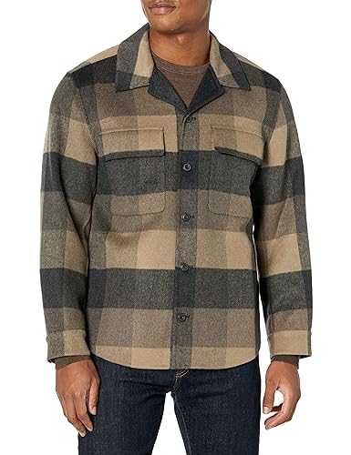 Vince Chemise à carreaux homme veste JKT coton vêtement décontracté mode automne