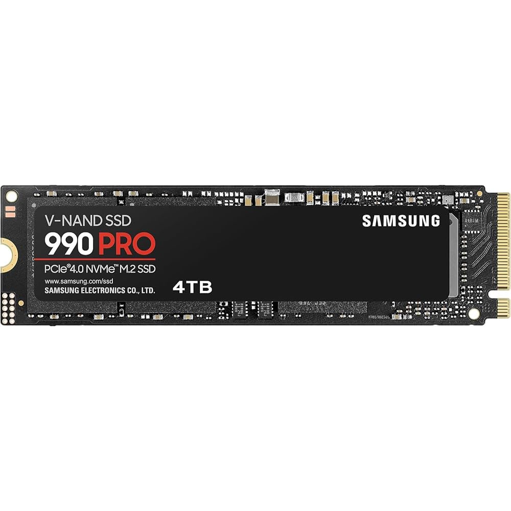 SAMSUNG MZ-V9P4T0B/AM 990 PRO PCIe 4.0 NVMe M.2 SSD 4TB Bundle with 2 YR CPS Enhanced Protection Pack