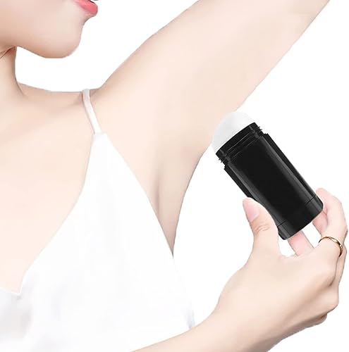 Miniatura 8 de 10 recipientes de desodorante redondos vacíos de 1.0 fl oz, barra de llenado de 1 onza, contenedor de desodorante negro, tubo de bálsamo labial,