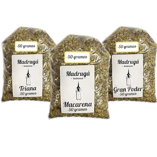 Auténtico Incienso de Sevilla - Semana Santa - Triana, Macarena, Gran Poder (150-Mix) | Ya disponible en tu tienda friki favorita! En mundofriki.es!