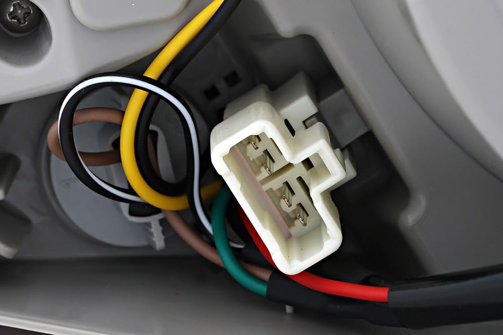 JP Auto Outer Tail Light Compatible With Hyundai Sonata 2011 2012 2013 Driver Left And Passenger Right Side Pair Set Taillamp