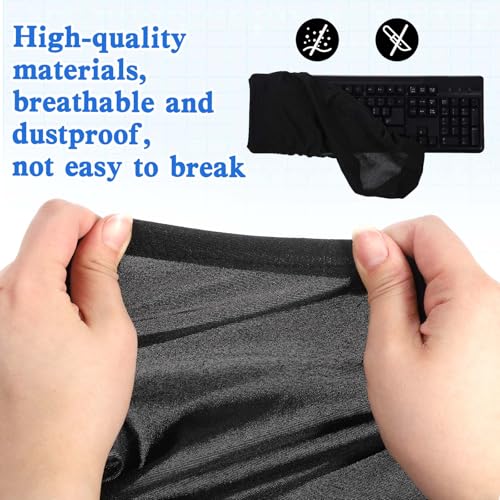Protector para teclado universal color negro de tela miniatura 3