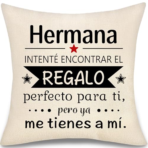 Mamá Madre Regalo para Mujer Intenté Encontrar Funda de Cojín de Hija Hijo Originales Ideas Regalos Cumpleaños Navidad Día del Madre (Hermana-a)