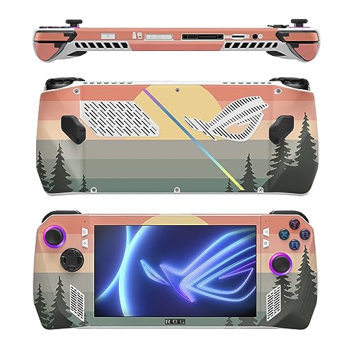 Image of MightySkins Skin Compatible with Asus ROG Ally - Sunset Forest | Protective, Durable, and Unique Vinyl Decal wrap Cover | Easy to Apply, Remove, and Change Styles