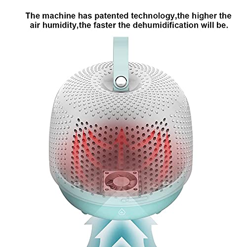 Luowan Mini Dehumidifier Portable Small Dehumidifier For Wardrobe,Dressing Table,Cloakroom,Shoebox,Car,Bedroom,Bathroom(Blue) #TOP4