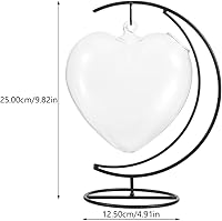 Vista 7 de GANAZONO Vaso de cóctel creativo con soporte de hierro, copas de cóctel colgantes, copa de vino transparente, vasos de bebida novedosos para KTV
