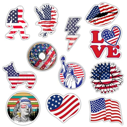 Imán decorativo GTOTd bandera americana pack 12