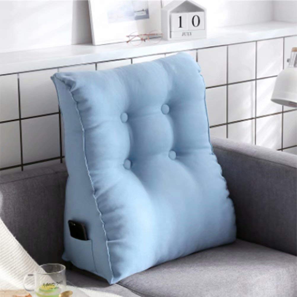 Z-one Cuscino Posteriore, Lombare Cuscino Lettura cuscinoa Forma di Cuneo Cuscino per Divano Letto Sedia da Ufficio da Casa Perfetto per Riposare,Resto Cuscini Cerniera Rimovibile