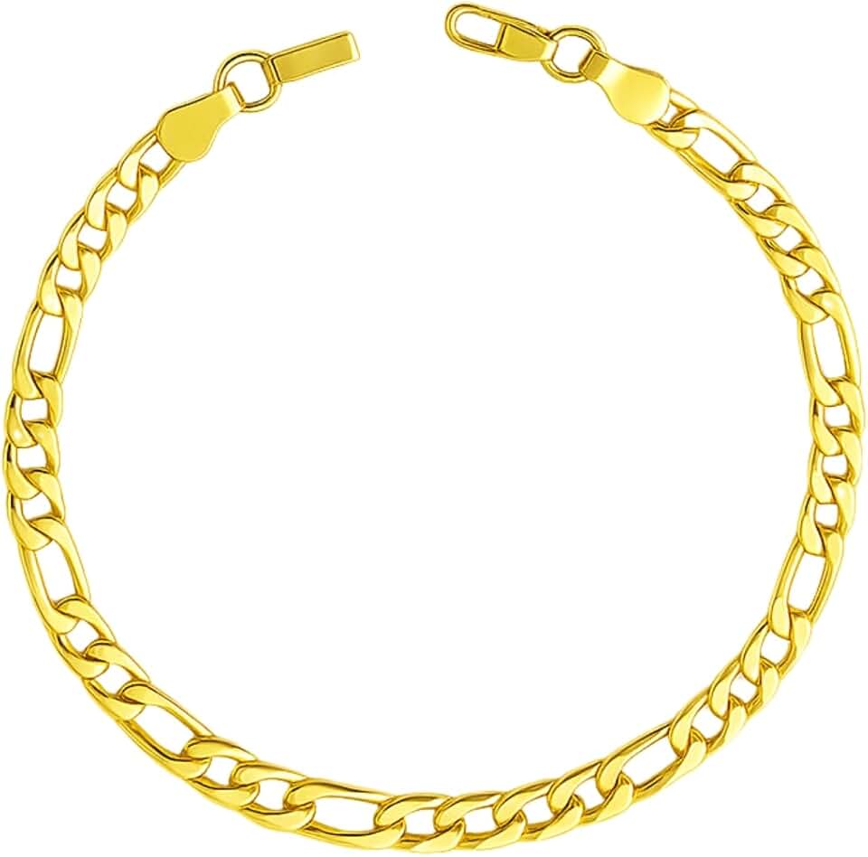 Pulseira Folheada Ouro 18K Premium Modelo 3x1 Masculino