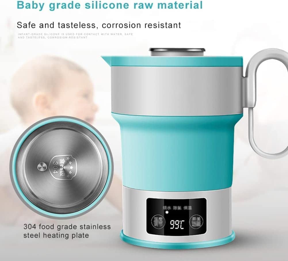 hervidor eléctrico, Control de pantalla táctil for viajes, 600 ml, apagado automático