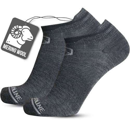 Image of CloudLine Ultralight Merino Wool Running Socks for Men and Women - Thin, Anti-Blister, Moisture Wicking, Made in USA - 3 Pair