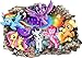 SJXWOL Sticker Dessin animéStickers muraux Mon Petit Poney 3D Cartoon Smashed Stickers muraux pour Chambres garçons et Filles Sticker Mural Taille Large 80 cm X 57 cm 55x60cm
